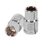Dado de 13 mm, 12 puntas, cuadro 1/2', TRUPER