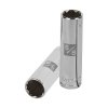 Dado Largo Truper 5/8" 12 Puntas Cuadro 1/2" - Acero Templado para Mecánica Industrial que Facilita Ajustes en Espacios Angostos (Clave 13362)