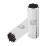 Dado largo de 3/4', 12 puntas, cuadro 1/2', TRUPER