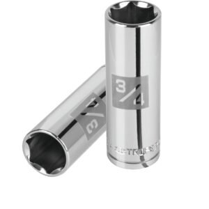 Dado largo de 3/4', 6 puntas, cuadro 1/2', TRUPER