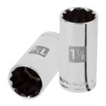 Dado largo de 1-1/8', 12 puntas, cuadro 1/2', TRUPER