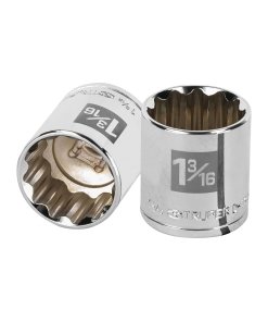 Dado TRUPER de 1-3/16" 12 Puntas Cuadro 1/2" - Perfil de precisión para trabajos de mecánica fina (Clave 13313)
