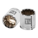 Dado de 1-1/4', 12 puntas, cuadro 1/2', TRUPER