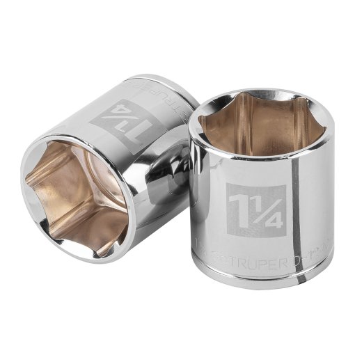 Dado TRUPER de 1-1/4" 6 Puntas Cuadro 1/2" - Versión estándar para uso general en talleres (Clave 13244)