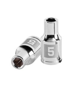 Dado Truper 5 mm 6 puntas cuadro 1/4' - Herramienta de precisión para trabajos delicados en dispositivos pequeños y componentes electrónicos (Clave 13167)