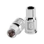 Dado de 6 mm, 6 puntas, cuadro 1/4', TRUPER