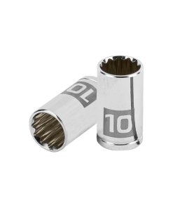 Dado TRUPER de 10 mm 12 Puntas Cuadro 1/4" - Precisión en trabajos de electrónica y computación (Clave 100982)