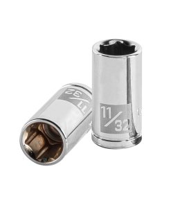 Dado TRUPER de 11/32" 6 Puntas Cuadro 1/4" - Versión básica para trabajos delicados (Clave 13159)