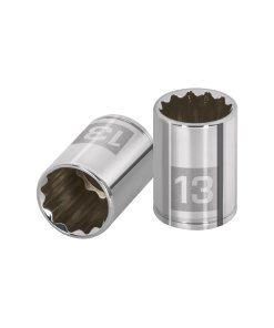 Dado TRUPER de 13 mm 12 Puntas Cuadro 1/4" - Precisión en trabajos de aeronáutica (Clave 100987)