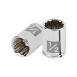 Dado de 1/2', 12 puntas, cuadro 1/4', TRUPER
