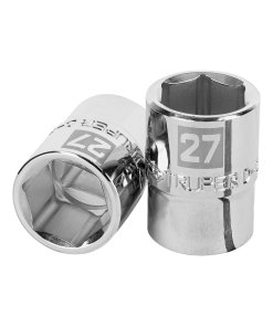 Dado Truper 27 mm 6 puntas cuadro 3/4' - Versión reforzada para aplicaciones industriales extremas que demandan máxima capacidad de torque (Clave 14975)