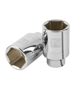 Dado Largo 1-5/8' Truper 6 Puntas Cuadro 3/4' - Acero al Cromo Vanadio para Aplicaciones Industriales que Resiste Alto Torque (Clave 19349)
