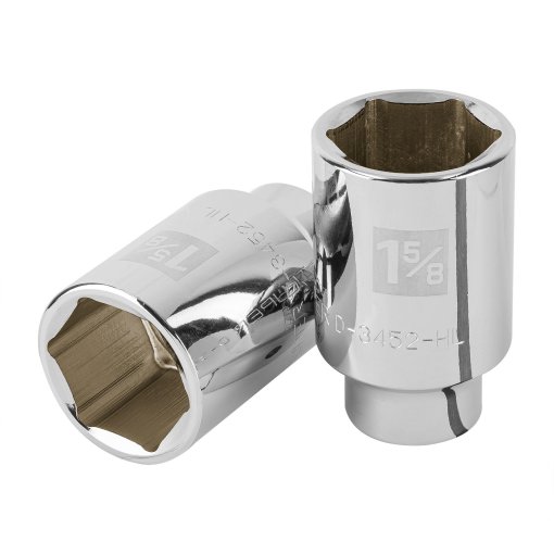 Dado Largo 1-5/8' Truper 6 Puntas Cuadro 3/4' - Acero al Cromo Vanadio para Aplicaciones Industriales que Resiste Alto Torque (Clave 19349)
