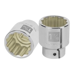 Dado de 1-11/16', 12 puntas, cuadro 3/4', TRUPER