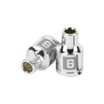 Dado de 6 mm, 12 puntas, cuadro 3/8', TRUPER