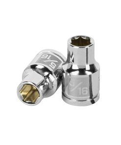 Dado Truper 5/16' 6 puntas cuadro 3/8' - Diseño estándar para mantenimiento general que ofrece confiabilidad en uso diario profesional (Clave 13606)