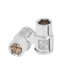 Dado Truper 3/8' 6 puntas cuadro 3/8' - Versión estándar para mantenimiento general que ofrece confiabilidad en uso diario profesional (Clave 13607)