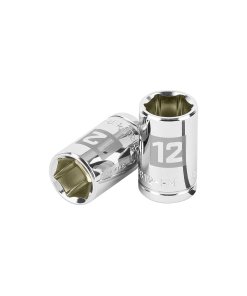 Dado TRUPER de 12 mm 6 Puntas Cuadro 3/8" - Conexión básica para herramientas manuales (Clave 13676)