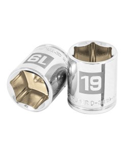 Dado Truper 19 mm 6 puntas cuadro 3/8' - Versión estándar para mecánica general que optimiza rendimiento (Clave 13683)