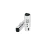 Dado para bujías de 5/8', 6 puntas, cuadro 3/8', TRUPER