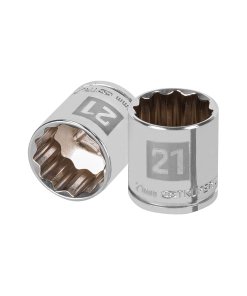 Dado Truper 21 mm 12 puntas cuadro 3/8' - Precisión profesional para trabajos en maquinaria que exige ajustes milimétricos (Clave 13641)