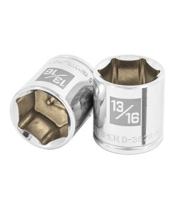Dado TRUPER de 13/16" 6 Puntas Cuadro 3/8" - Conexión estándar para herramientas manuales (Clave 13614)