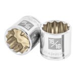 Dado de 15/16', 12 puntas, cuadro 3/8', TRUPER