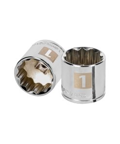 Dado TRUPER de 1" 12 Puntas Cuadro 3/8" - Adaptador de precisión para trabajos delicados (Clave 13592)