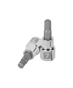 Dado Punta Hexagonal Truper 7 mm - Tecnología de Compatibilidad Métrica para Automóviles Asiáticos y Europeos que Garantiza Ajustes Perfectos (Clave 13488)