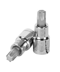 Dado Punta Torx Truper T-55 Cuadro 1/2" - Tecnología de Aleación Premium para Trabajos Industriales que Extiende la Vida Útil de la Herramienta (Clave 13440)