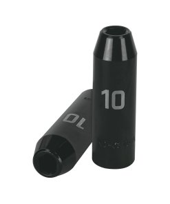 Dado largo de impacto Truper 10 mm 6 puntas cuadro 1/2' - Extensión reforzada para acceso en zonas difíciles que mantiene la resistencia al impacto (Clave 12422)