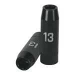 Dado largo cuadro 1/2' de impacto 6 puntas de 13 mm, TRUPER