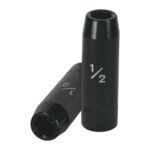 Dado largo impacto de 1/2', 6 puntas, cuadro 1/2', TRUPER