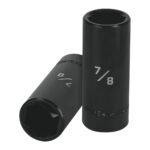 Dado largo impacto de 7/8', 6 puntas, cuadro 1/2', TRUPER