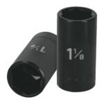 Dado largo impacto de 1-1/8', 6 puntas, cuadro 1/2', TRUPER