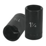 Dado largo impacto de 1-1/4', 6 puntas, cuadro 1/2', TRUPER