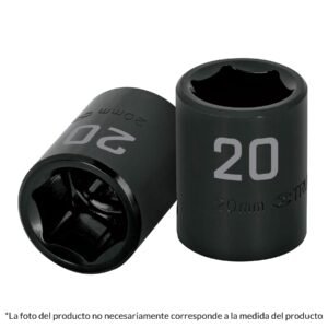 Dado cuadro 1/2' de impacto 6 puntas de 10 mm, TRUPER