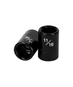 Dado de impacto Truper 11/16' 6 puntas cuadro 1/2' - Acero templado al vanadio para aplicaciones especializadas con herramientas neumáticas (Clave 13380)