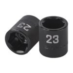 Dado de impacto de 23 mm, 6 puntas, cuadro 1/2', TRUPER