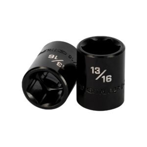 Dado de impacto de 13/16', 6 puntas, cuadro 1/2', TRUPER