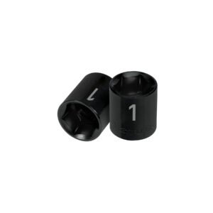 Dado de impacto de 1', 6 puntas, cuadro 1/2', TRUPER