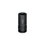 Dado largo de impacto de 1', 6 puntas, cuadro 3/4', TRUPER