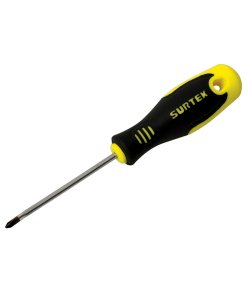 Destornillador con mango bimaterial, punta Phillips #0 x 2-1/2" Surtek D242