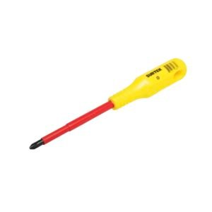 Destornillador con mango amarillo dieléctrico, punta Phillips 1000 V #1 x 3" Surtek D401V