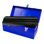 Caja portaherramientas metálica color azul 17" x 7" x 7" Urrea D4A