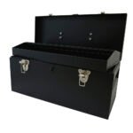 Caja portaherramientas metálica color negro 20" x 8" x 9" Urrea D6C20