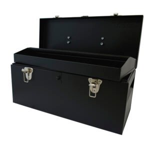 Caja portaherramientas metálica color negro 20" x 8" x 9" Urrea D6C20