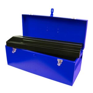 Caja portaherramientas metálica color azul 24" x 9" x 9" Urrea D7A