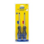 Juego de destornilladores con mango bimaterial combinados, 2 piezas Foy DBP2B
