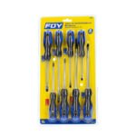 Juego de destornilladores con mango bimaterial combinados, 8 piezas Foy DBP8